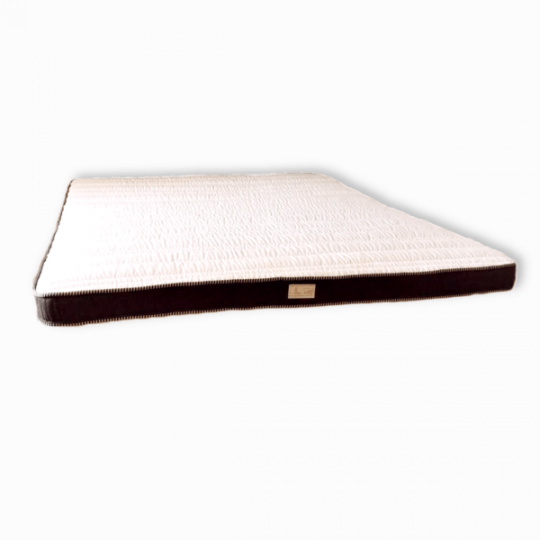 Surmatelas mémoire de forme aux probiotiques 100% naturels, bambou et lin